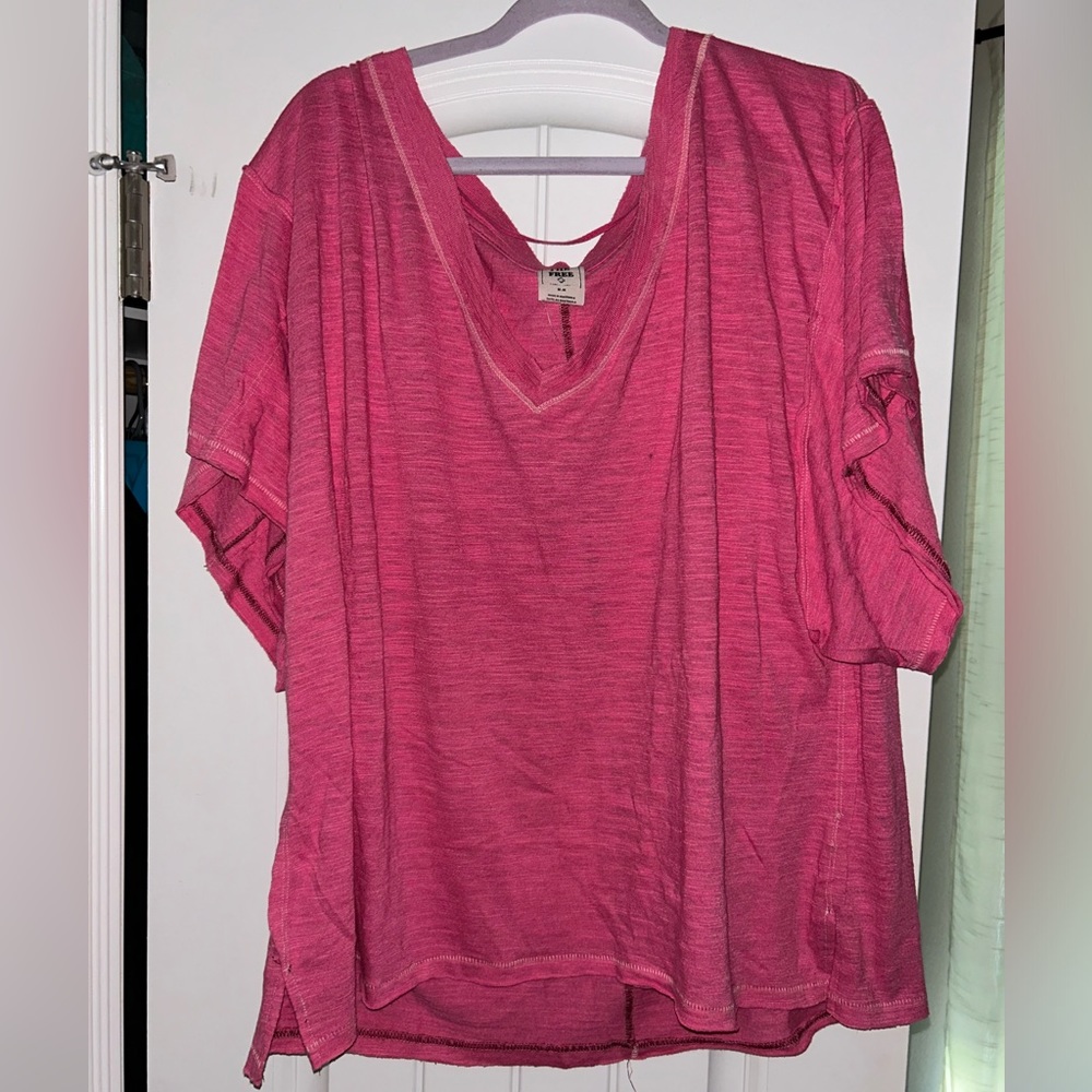 Free People Pink Top